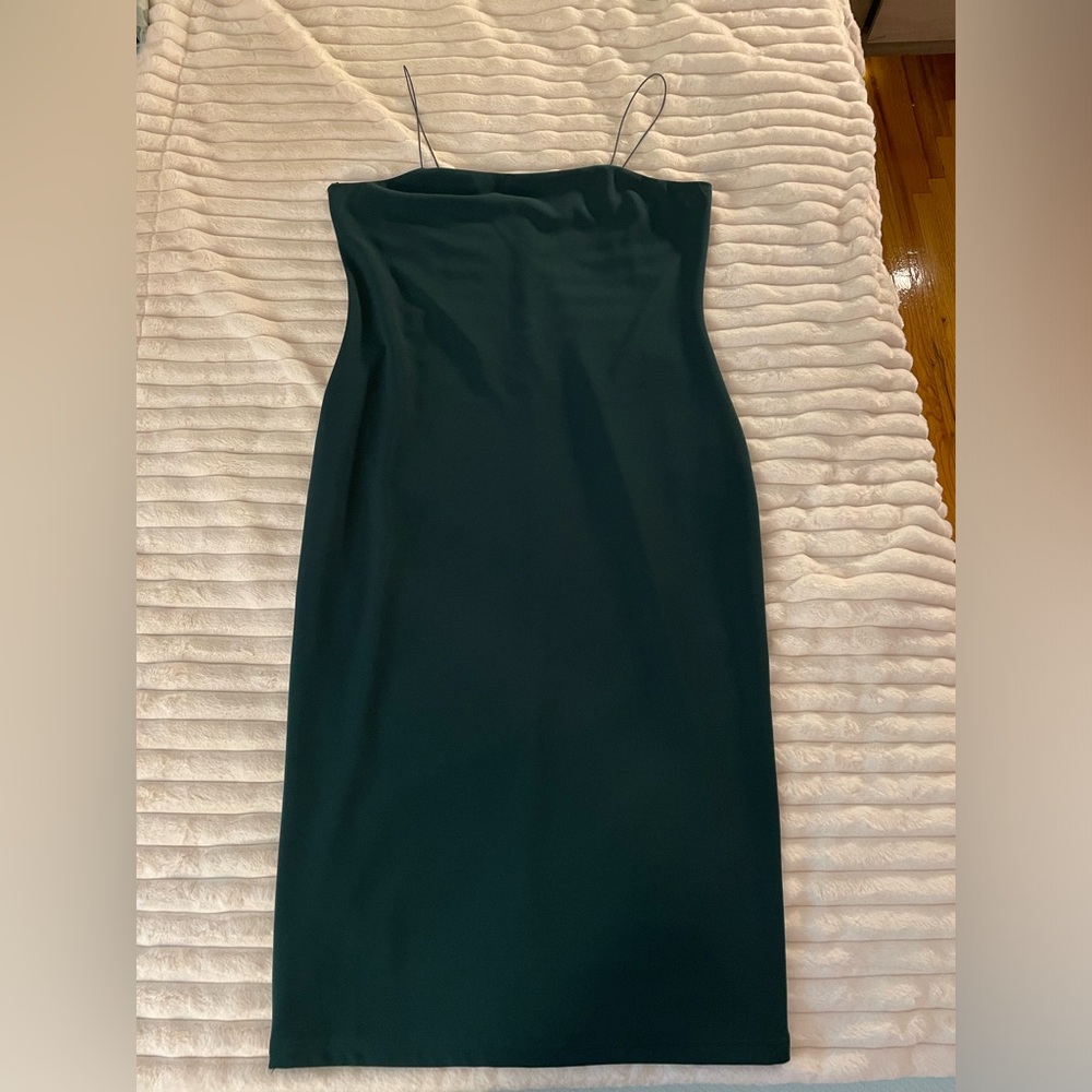 Spaghetti strap bodycon dress, gently worn I’m selling as it no longer fits me.